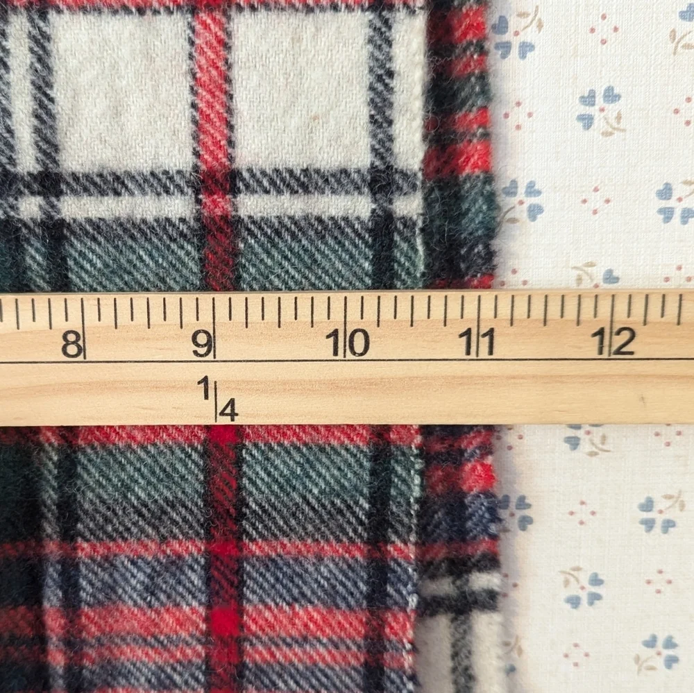 Wool Vintage Plaid Tartan Scarf Clan Scottish Highlander Outlander